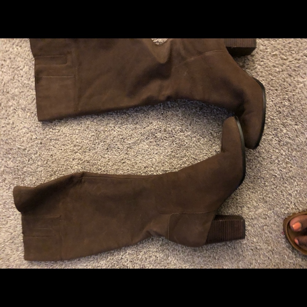 Brown leather coke Haan boots